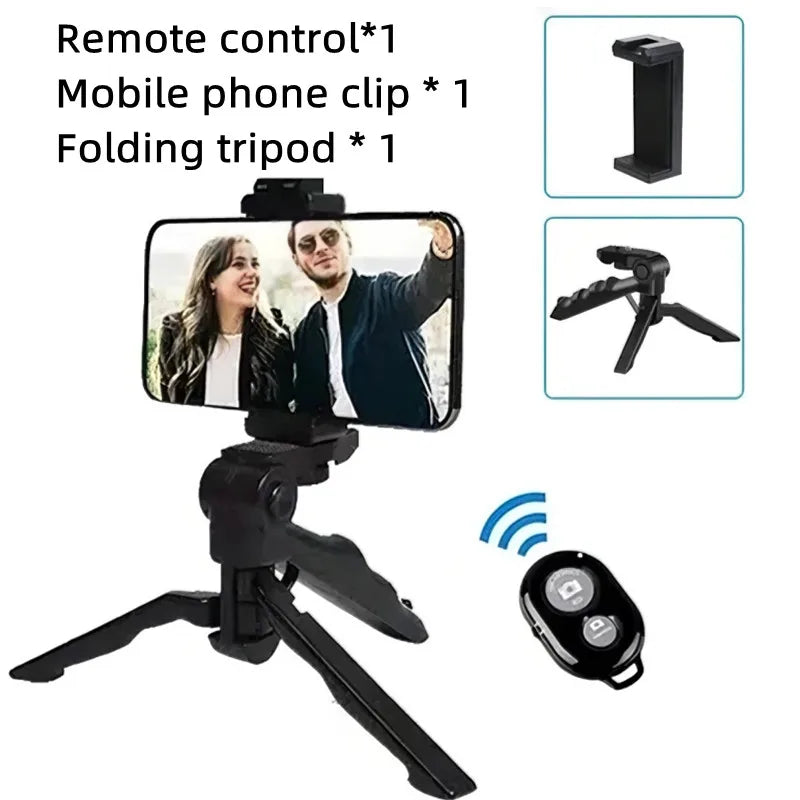 Smartphone Vlogging Kit With Tripod Phone Holder Mini Microphone LED Fill Light Starter For TikTok Live Stream Video YouTube