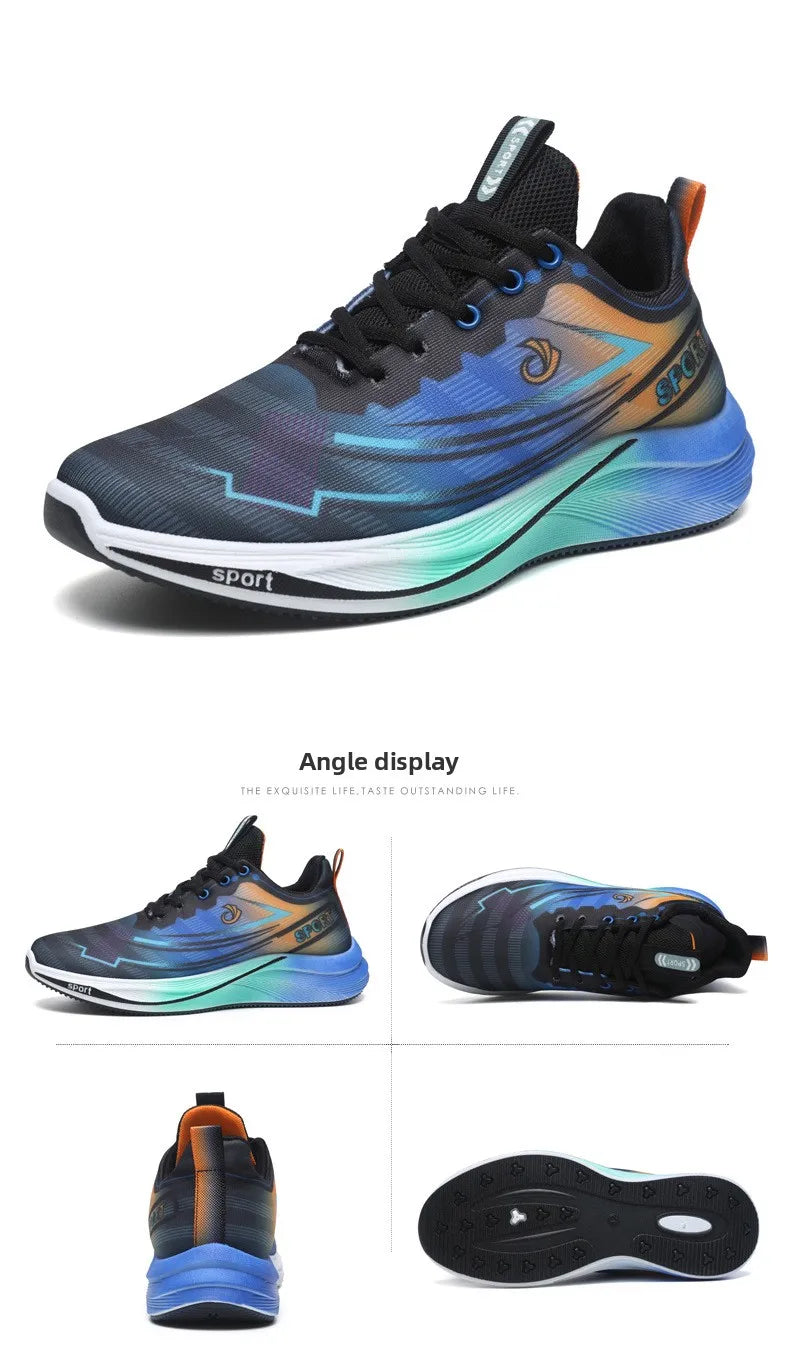 2026 NEW Men's Casual Sports Breathable Running Shoes for Summer New Autumn Design with Colorful Mesh for Students