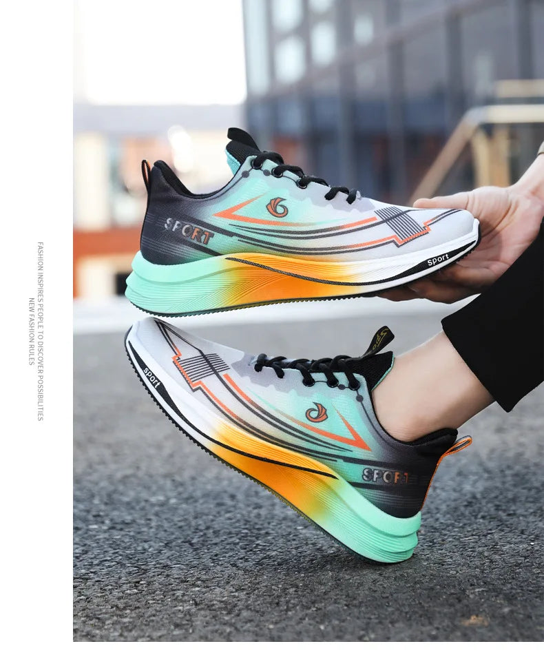 2026 NEW Men's Casual Sports Breathable Running Shoes for Summer New Autumn Design with Colorful Mesh for Students