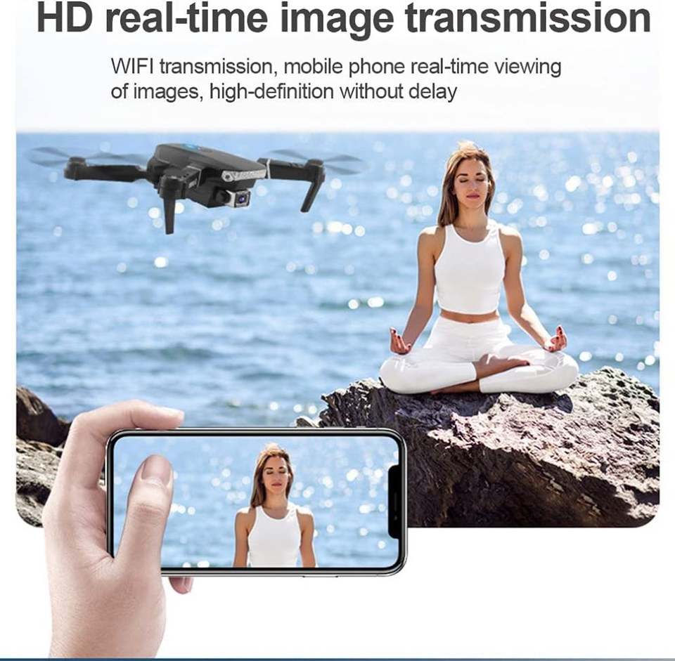 Factory Wholesale E88 Pro Drone 13 Minutes Flying Long Range 4K Dual Camera Portable Small Foldable RC Drone Hot Sales