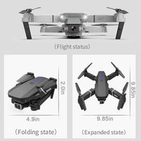 Factory Wholesale E88 Pro Drone 13 Minutes Flying Long Range 4K Dual Camera Portable Small Foldable RC Drone Hot Sales