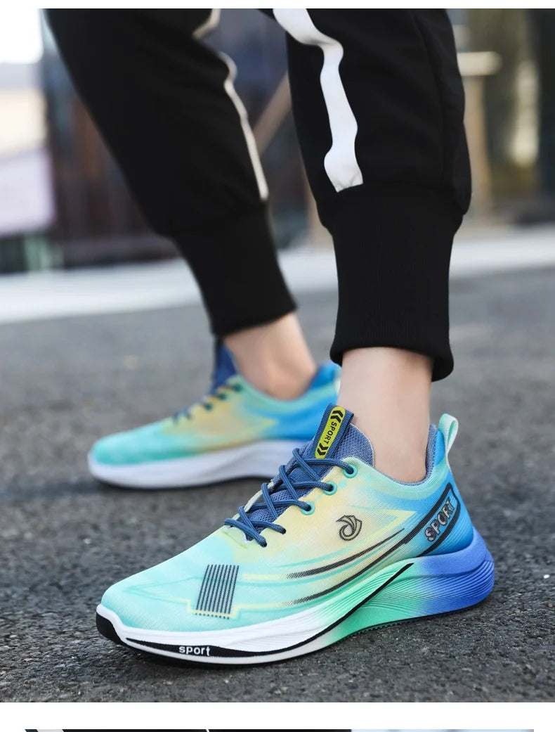 2026 NEW Men's Casual Sports Breathable Running Shoes for Summer New Autumn Design with Colorful Mesh for Students