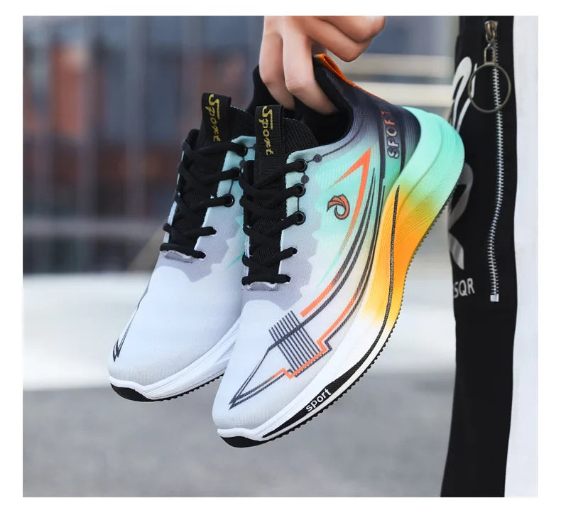 2026 NEW Men's Casual Sports Breathable Running Shoes for Summer New Autumn Design with Colorful Mesh for Students