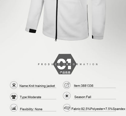 KELME Men Sports Jacket Women Tide Leisure Fashion Running Jacket Training Outerwear 3881336