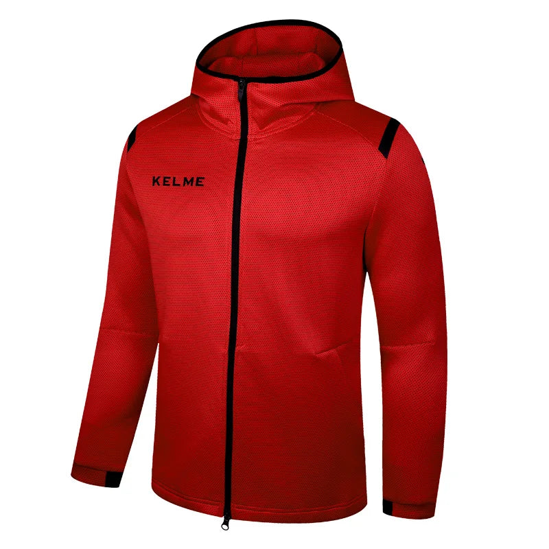 KELME Men Sports Jacket Women Tide Leisure Fashion Running Jacket Training Outerwear 3881336