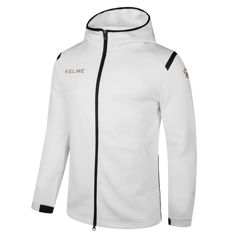 KELME Men Sports Jacket Women Tide Leisure Fashion Running Jacket Training Outerwear 3881336