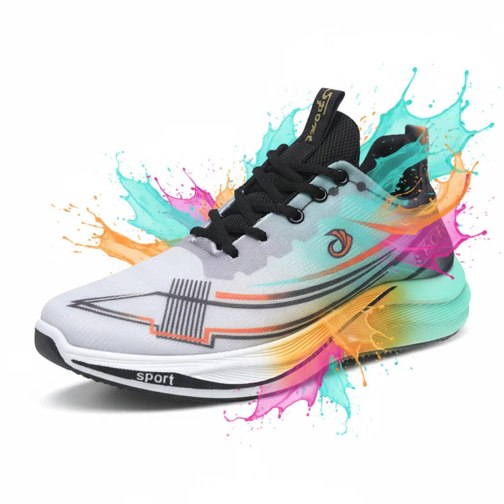 2026 NEW Men's Casual Sports Breathable Running Shoes for Summer New Autumn Design with Colorful Mesh for Students