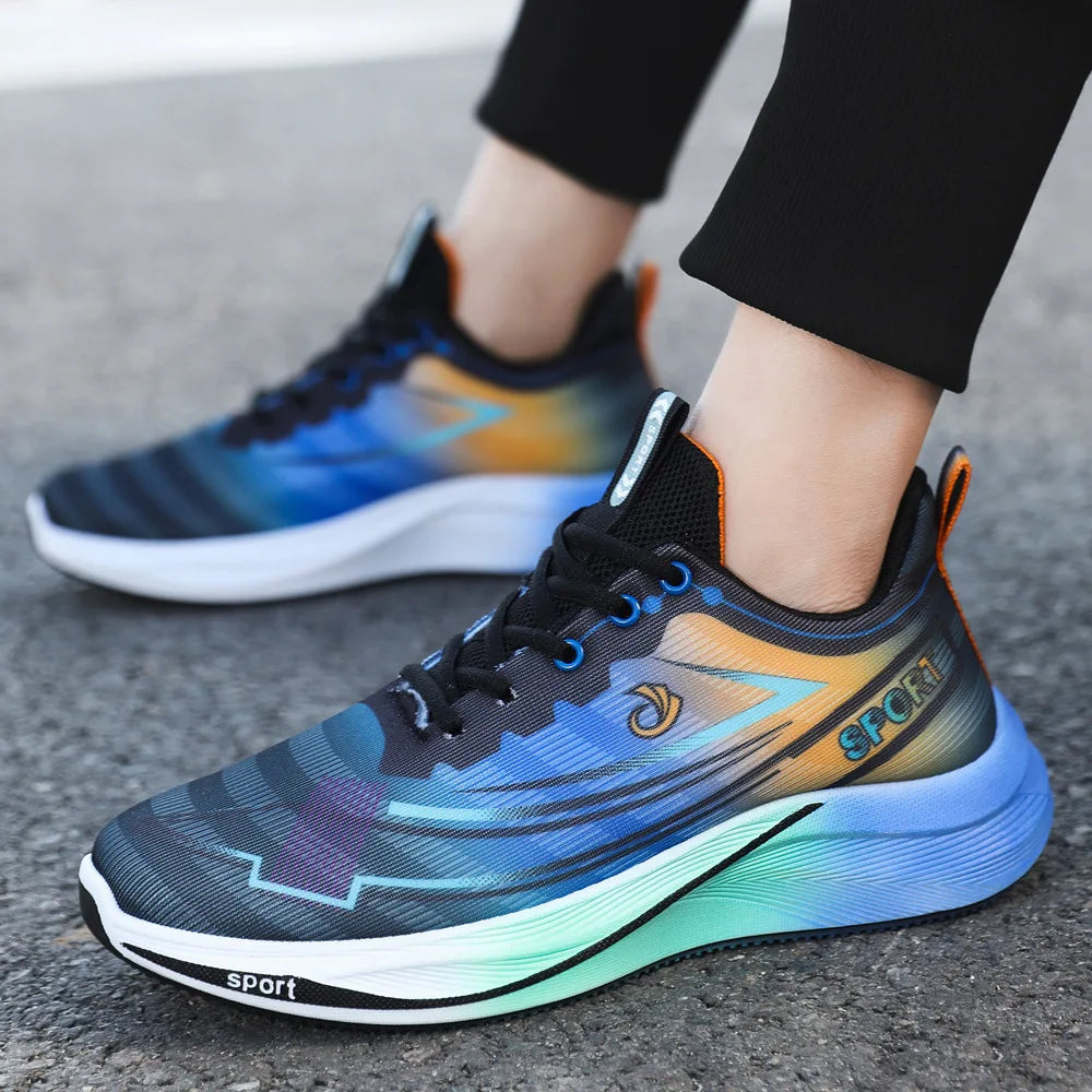 2026 NEW Men's Casual Sports Breathable Running Shoes for Summer New Autumn Design with Colorful Mesh for Students