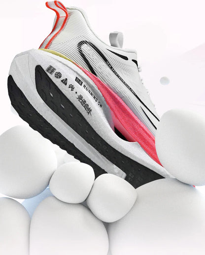 Men Running Shoes Carbon Plate Marathon Speciality Sports Breathable Lightweight Women's Comfortable Nonskid Leisure Sneakers