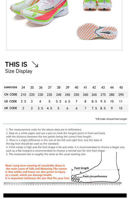 IRUNSVAN  Shadow Wing 2.0 Professional Training Racing Running Lightweight Carbon Plate Men Cushioning Shock