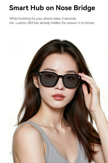 Xiaomi 8K AI Smart Glasses With 100MP Camera Chat GPT Touch Sport Sunglasses Bluetooth Call Video Music Player For Men Women