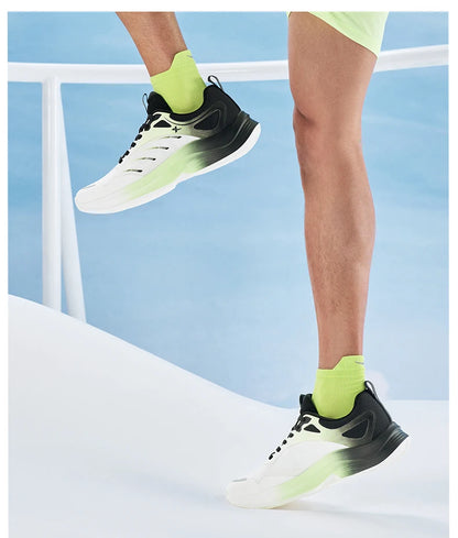 Xtep Running Shoes For Men 2024 Autumn Comfortable Cushioning Lightweight Wear-Resistant Soft Stability Sneakers  876319110085