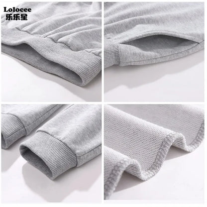 Boys Jogger Sports Pants Luminous Lightning Print Kids Cotton Long Sweatpant Cartoon Running Trousers with Pocket