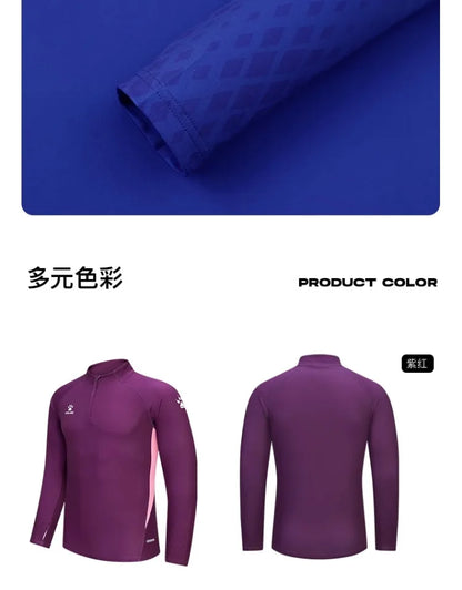 Kelme Sports Hoodie Half Zip Running Long Sleeved Men's Autumn And Winter Fitness Jacket Football Training Suit Running