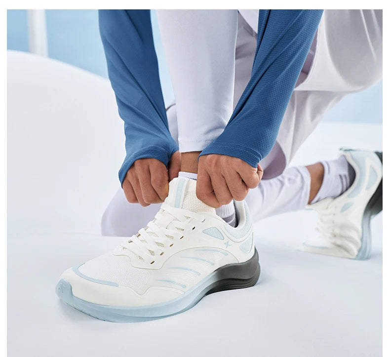 Xtep Running Shoes For Men 2024 Autumn Comfortable Cushioning Lightweight Wear-Resistant Soft Stability Sneakers  876319110085