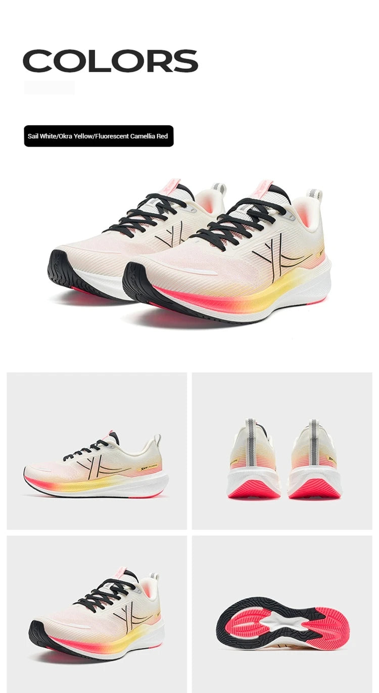 Xtep Running Shoes For Men 2025 Summer New Comfortable Lightweight Sports Shoes Mesh Breathable Retro Dad Shoes 875319110035