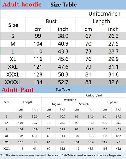 Couple Sportwear Set KING QUEEN Hoodies Two-Piece Lover Hooded Suits Hoodie Pants 2pcs Set Streetwear Men Women Matching Clothes