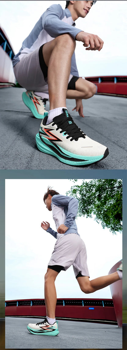 Men Sports Running Shoes Casual Marathon Breathable Lightweight Women's Comfortable Athletic Nonskid Walking Sneakers