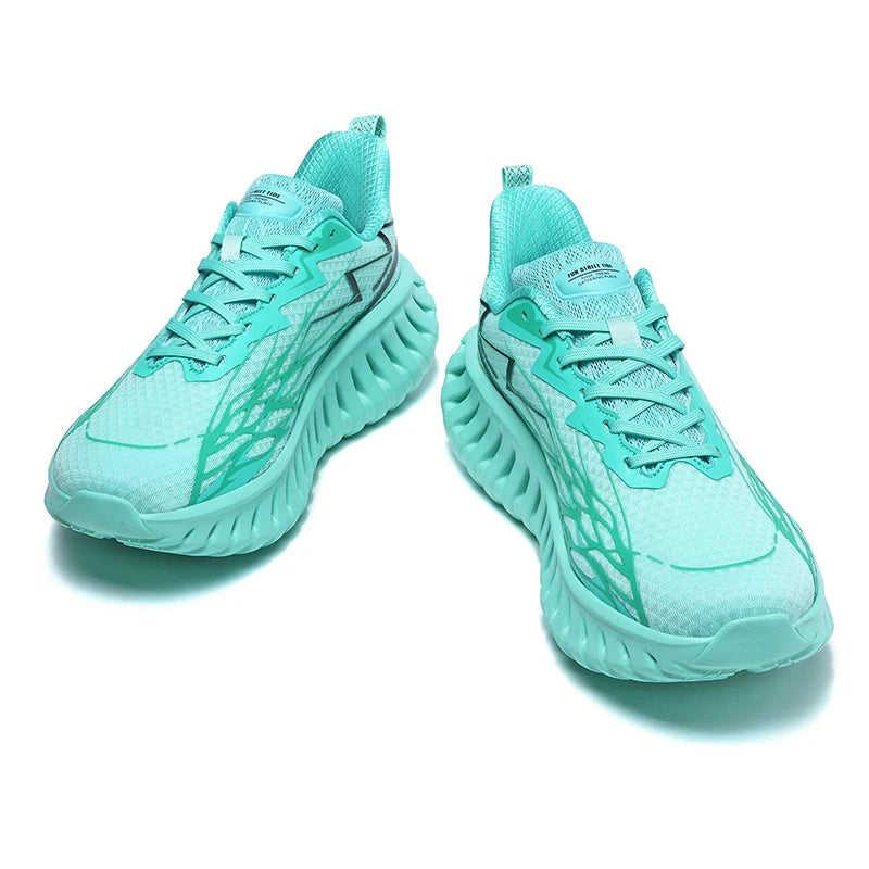 High-quality Chunky Running Shoes Women Men Light Comfy Outdoor Jogging Summer Mesh Breathable Trekking Shoes Versatile Sneakers