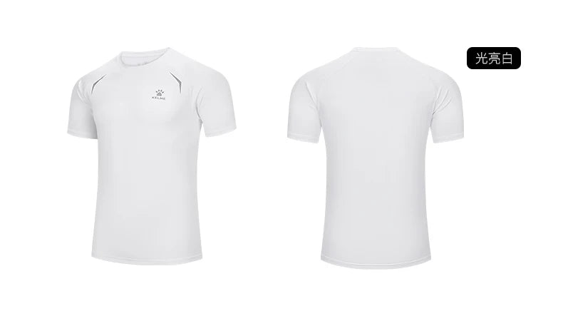 Kelme Men's Sports Tops Quick-drying Fitness Clothes Outdoor Running Breathable Short-sleeved Soccer Basketball T-shirt