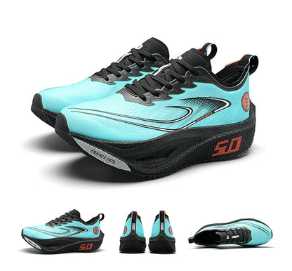 Men's Lightweight Breathable Mesh Training Running Shoes - Non-Slip, Casual Athletic Sneakers for Outdoor Sports & Jogging