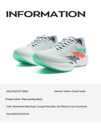 Xtep 360X 2.0 Running Shoes For Men Summer Comfortable Wear-Resistant Lightweight Marathon Training Running Shoes 975219110053