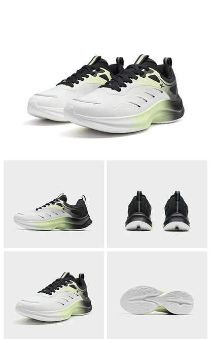 Xtep Running Shoes For Men 2024 Autumn Comfortable Cushioning Lightweight Wear-Resistant Soft Stability Sneakers  876319110085