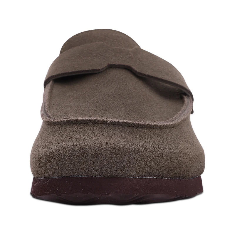 Litfun New Women Clogs For Women Fashion Cork Suede Mules Slipper Classic Cork Antislip For Outdoor Slippers With Arch Support