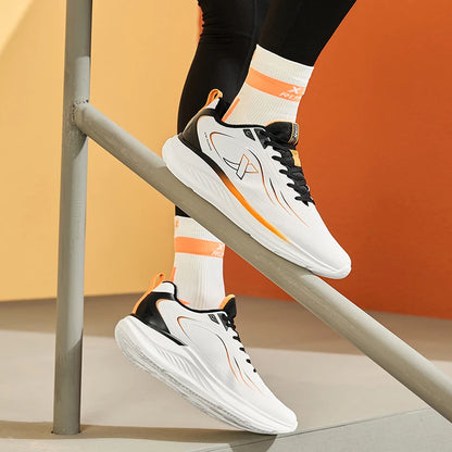 Xtep Running Shoes For Men 2024 Winter Stability Cushioning Lace Up Sports Shoes Keep Warm Jogging Soft Sneakers 876419370035