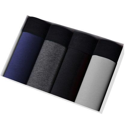 4pcs Boxers Men's Panties Underpants Man Boxer Underwear Cotton for Male Underpants Man Cotton Large Size Lot Soft