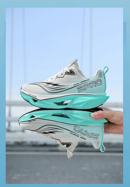 2025 Autumn New Men's and Women's Breathable Running Shoes Full Palm Carbon Plate Shock Absorbent Sports Running Shoes