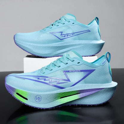 NEW Running Shoes Carbon Board Marathon Men Sports Breathable Lightweight Women's Comfortable Athletic Nonskid Sneakers Casual