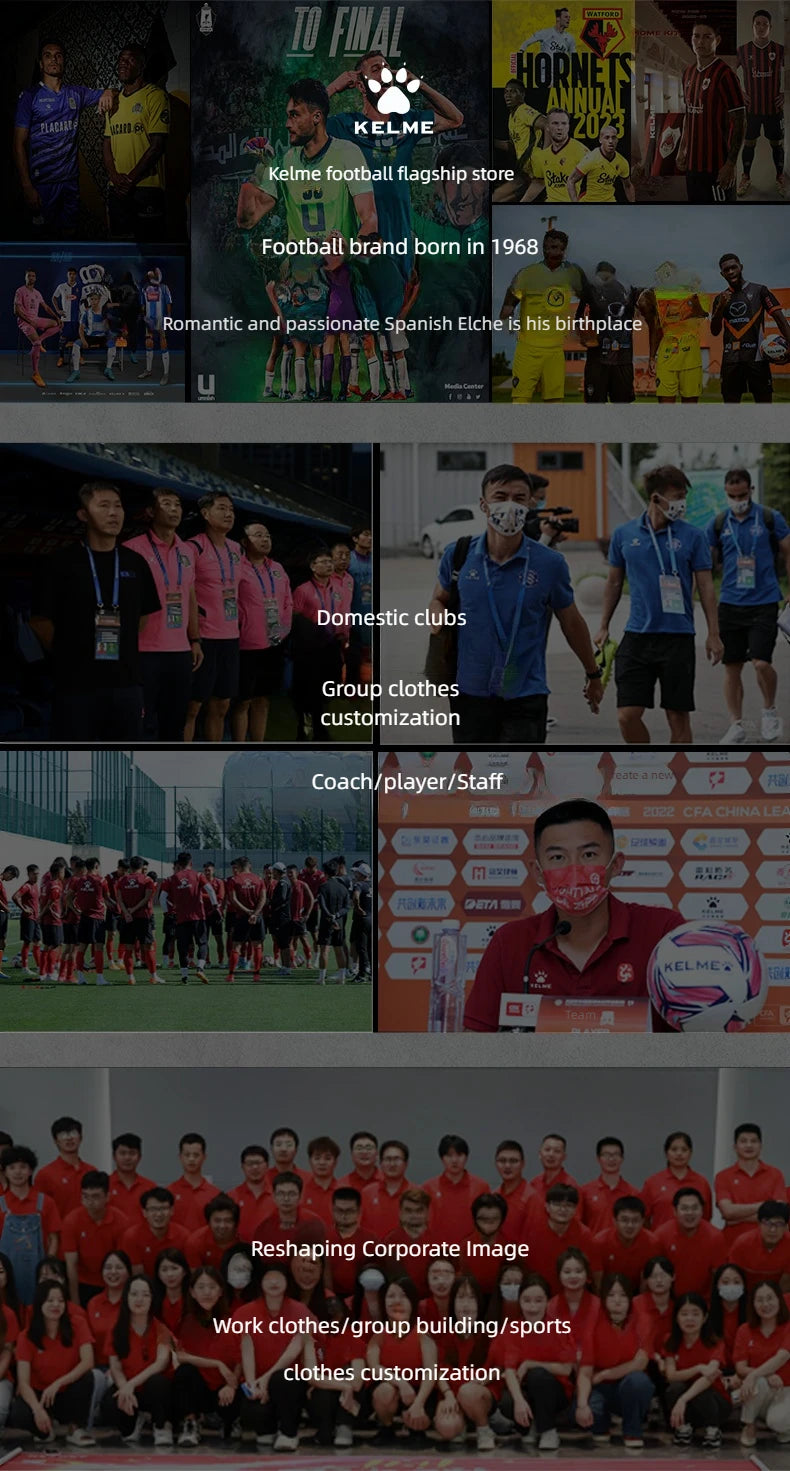 Kelme Polo Shirt Men Summer Quick Drying Short Sleeve T-shirt Club Training Football Uniforms Custom Culture Shirt