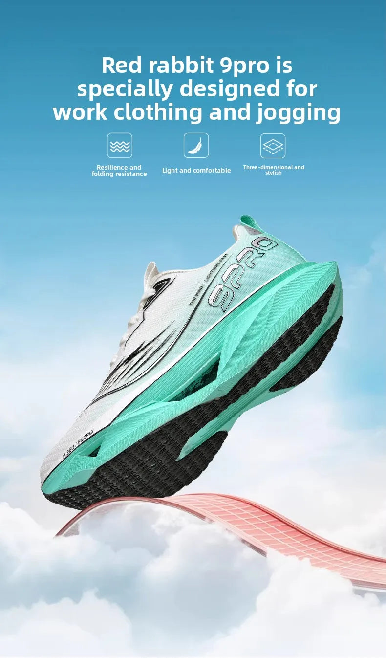 2025 Autumn New Men's and Women's Breathable Running Shoes Full Palm Carbon Plate Shock Absorbent Sports Running Shoes