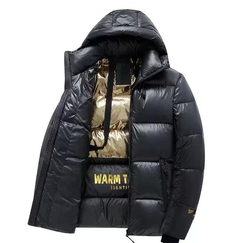 Autumn Winter Outerwear Parkas for Men Loose Casual Hooded Puffer Jacket Thick Warm Versatile High-quality Padded Jacket for Men