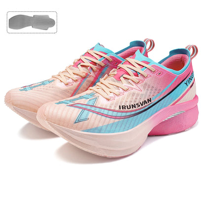 IRUNSVAN  Shadow Wing 2.0 Professional Training Racing Running Lightweight Carbon Plate Men Cushioning Shock