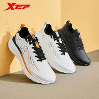 Xtep Running Shoes For Men 2024 Winter Stability Cushioning Lace Up Sports Shoes Keep Warm Jogging Soft Sneakers 876419370035