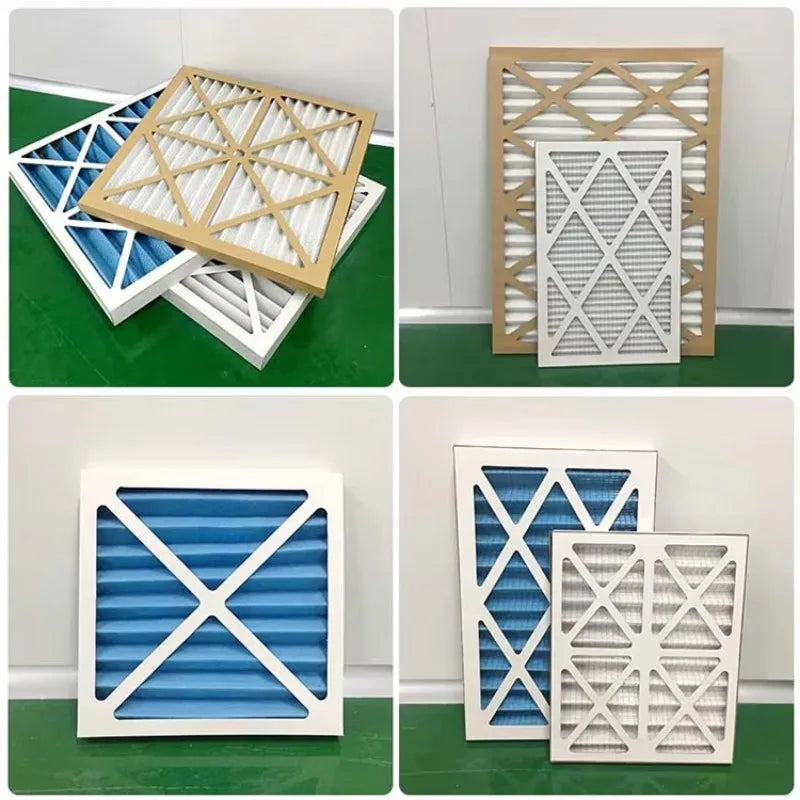 Paper frame panel G4 household air conditioner pre-filter AC air filter HVAC furnace filter cartridge 20x20x1