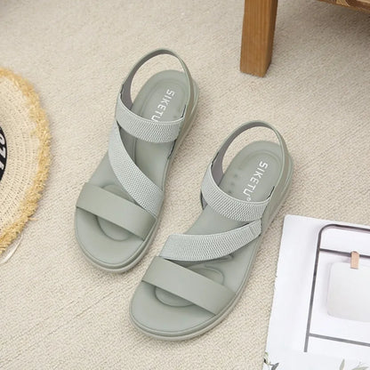 Sports Sandals for Women's 2026 Summer New Casual Sandal for Womens Large Thick Bottom Beach Sandals Platform Shoes Women