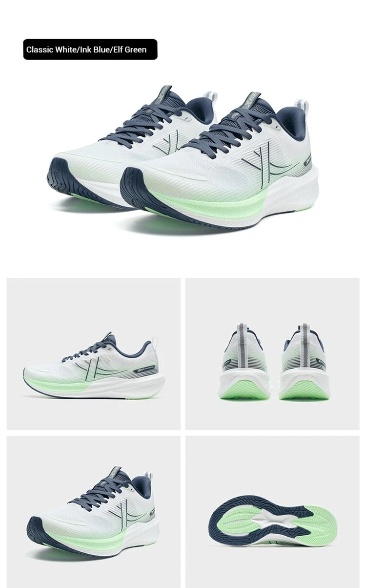 Xtep Running Shoes For Men 2025 Summer New Comfortable Lightweight Sports Shoes Mesh Breathable Retro Dad Shoes 875319110035