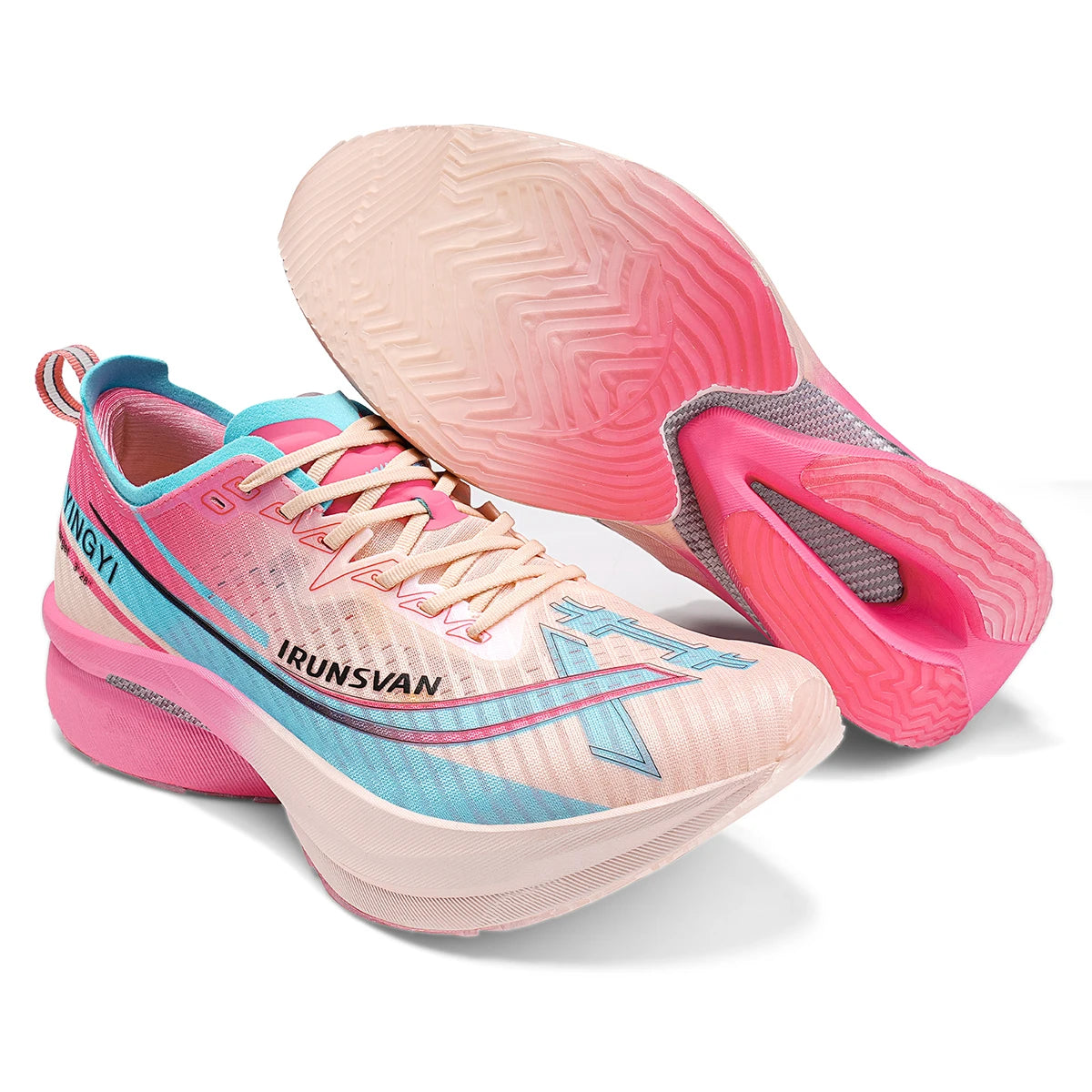 IRUNSVAN  Shadow Wing 2.0 Professional Training Racing Running Lightweight Carbon Plate Men Cushioning Shock