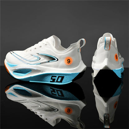 Men's Lightweight Breathable Mesh Training Running Shoes - Non-Slip, Casual Athletic Sneakers for Outdoor Sports & Jogging