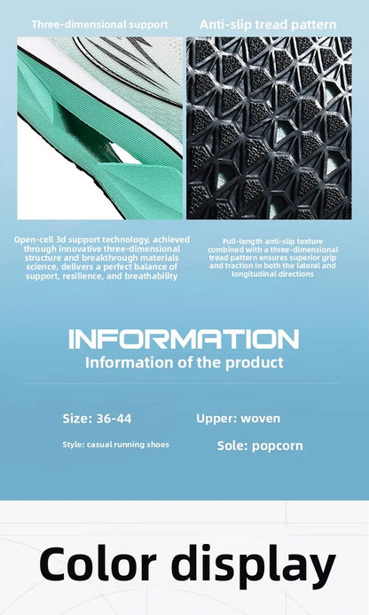 2025 Autumn New Men's and Women's Breathable Running Shoes Full Palm Carbon Plate Shock Absorbent Sports Running Shoes