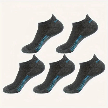 5/10 Pairs Cotton Men's Short Socks Crew Ankle Breathable Mesh Sports Casual Women Summer Low-Cut Thin Sock for Male
