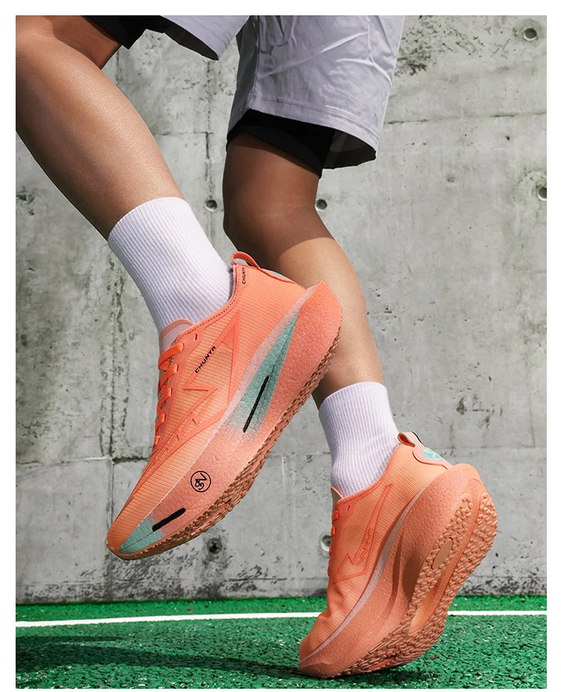 NEW Running Shoes Carbon Board Marathon Men Sports Breathable Lightweight Women's Comfortable Athletic Nonskid Sneakers Casual