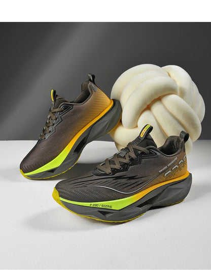 2025 Autumn New Men's and Women's Breathable Running Shoes Full Palm Carbon Plate Shock Absorbent Sports Running Shoes