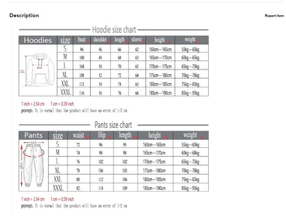 New Letter Print Womens Casual Hoodie Sweatshirt Tracksuit Set Simple Style Sportswear