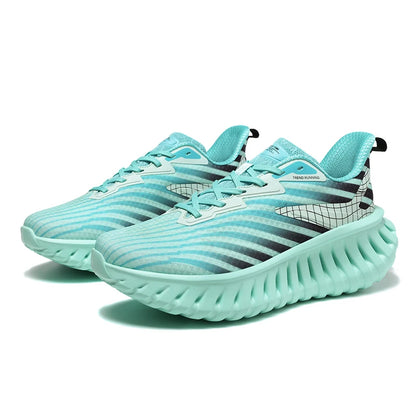High-quality Chunky Running Shoes Women Men Light Comfy Outdoor Jogging Summer Mesh Breathable Trekking Shoes Versatile Sneakers