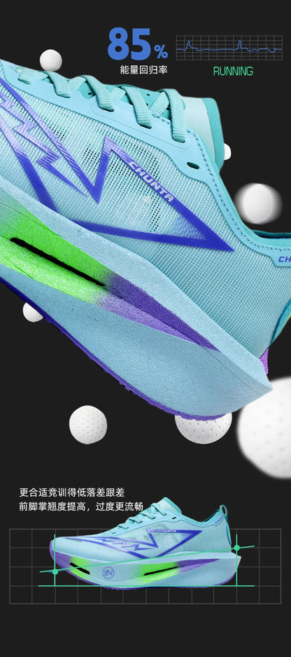 NEW Running Shoes Carbon Board Marathon Men Sports Breathable Lightweight Women's Comfortable Athletic Nonskid Sneakers Casual