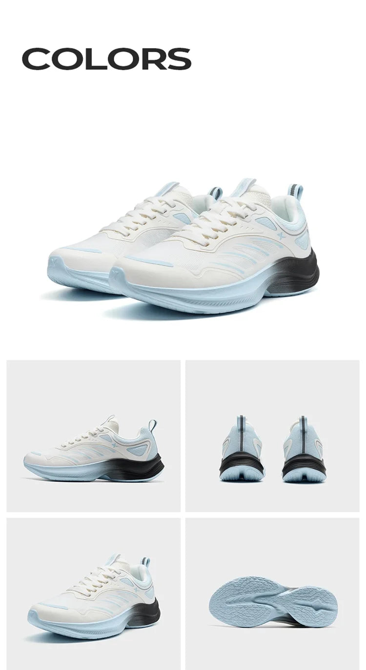 Xtep Running Shoes For Men 2024 Autumn Comfortable Cushioning Lightweight Wear-Resistant Soft Stability Sneakers  876319110085